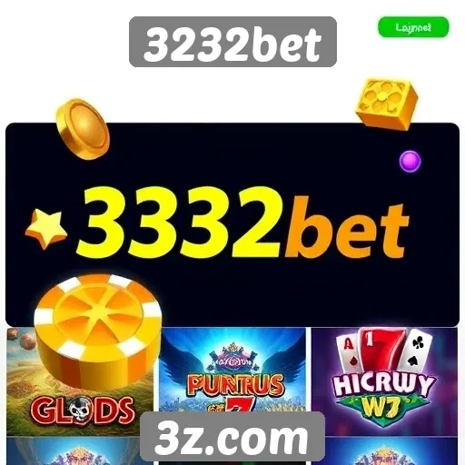 Variedade de jogos disponíveis na 3232bet